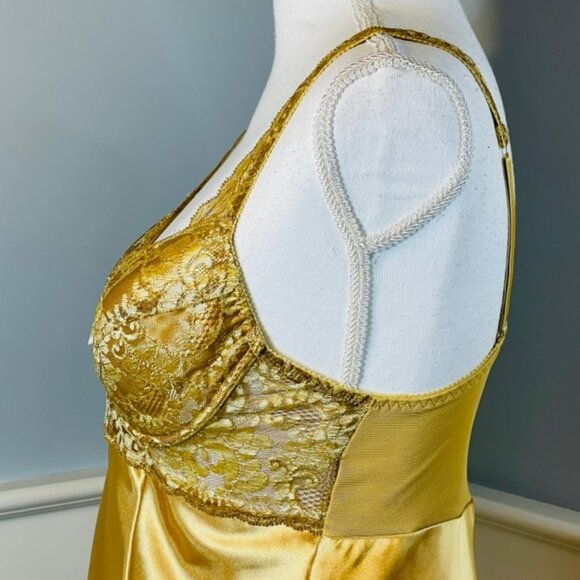 Victoria's Secret Vintage 90's Y2k Miracle Bra Chemise Slip Dress Medium - Picture 5 of 10